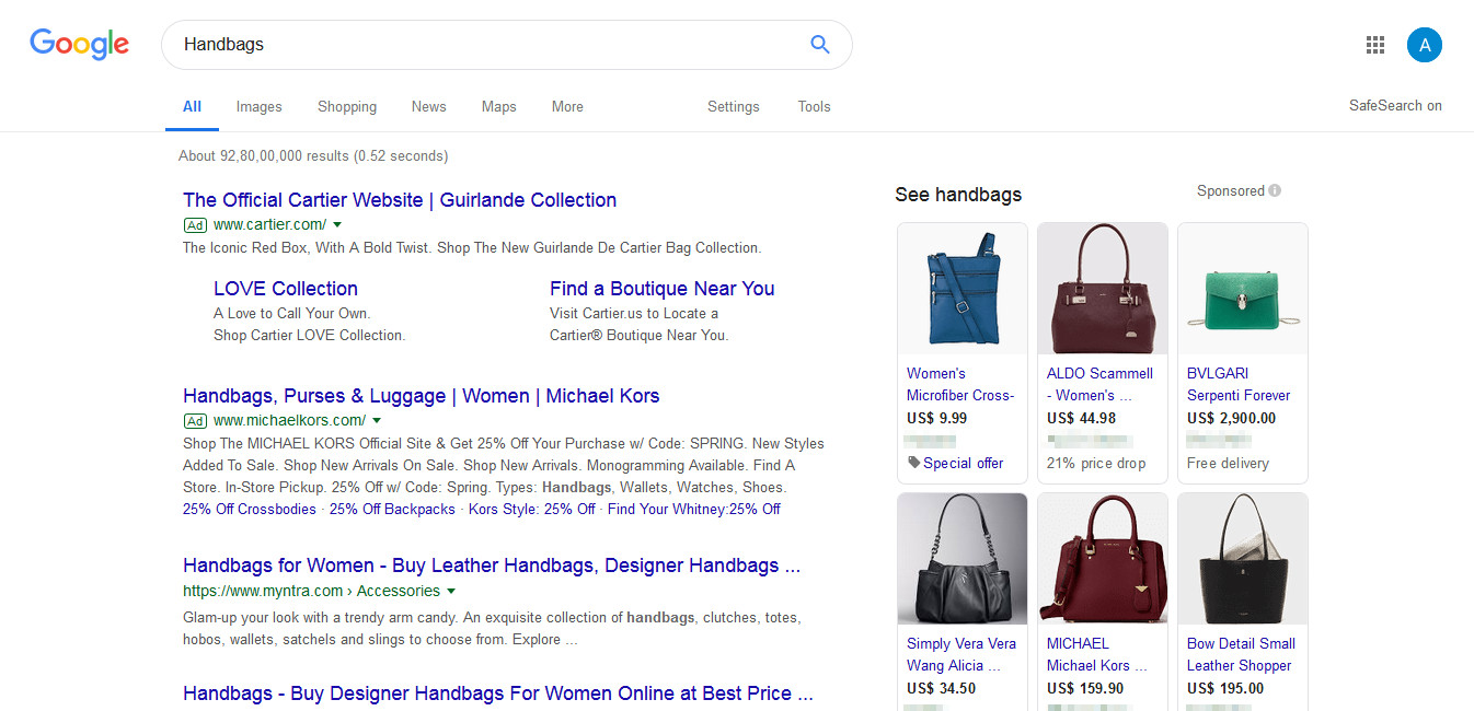 google shopping cycle